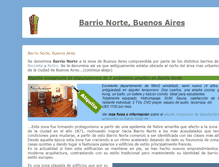 Tablet Screenshot of barrio-norte.com
